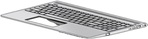 HP L01924-A41 Notebook substitute part hiding place subside keyboard (L01924-A41)