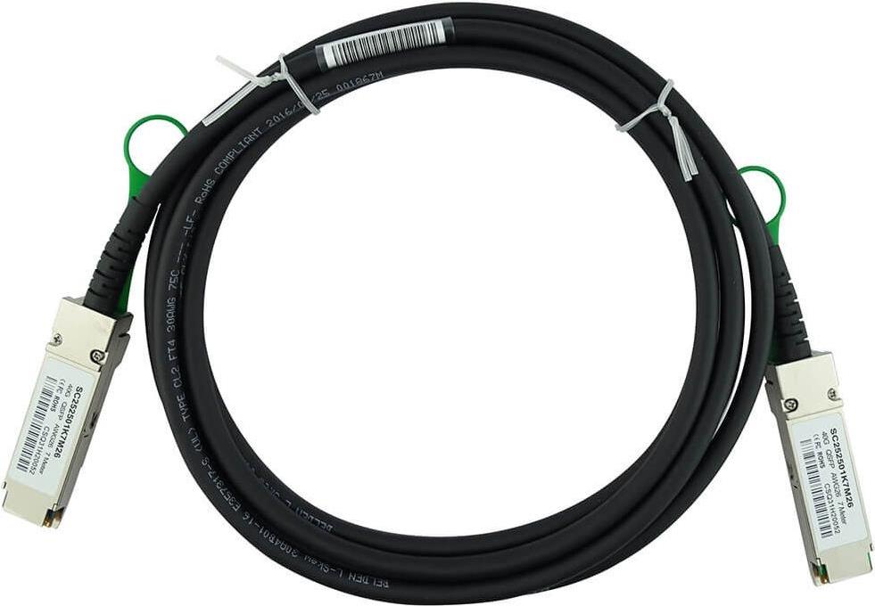 Compatible NETAPP X66100-3 Bluelan QSFP Direct Attach Cable. 40GBase-CR4. Ethle Infiniband Qdr. 30Awg. 3 meters (X66100-3-BL)