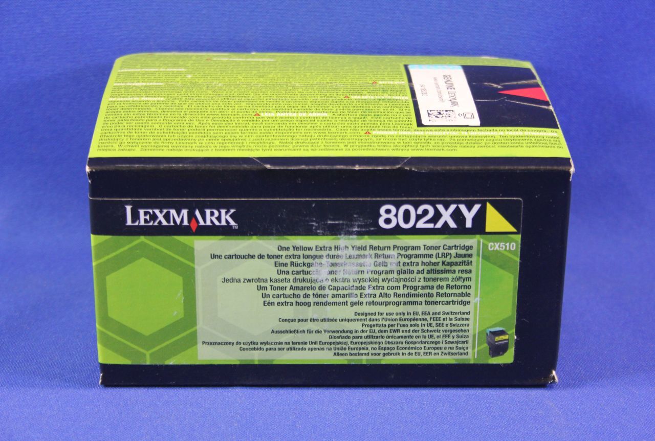 LEXMARK TONER 802XY - YELLOW - KAPACHITE 4000 Pages (80c2xy0)