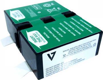 V7 APCRBC124-V7 - UPS battery (equivalent with APC RBC124) - 1 x battery - bleine - 9 AH - Europe - F�r PN BR1300G.