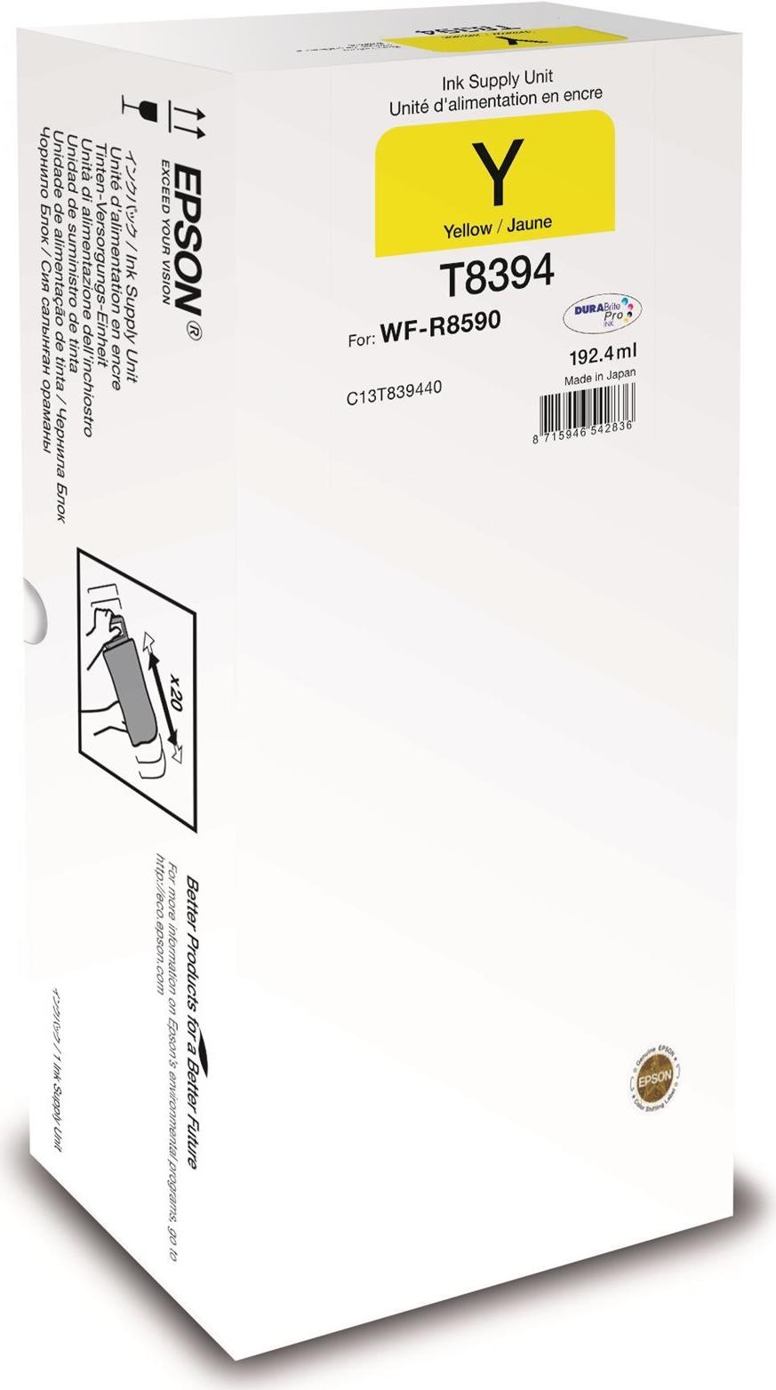 Epson T8394 - XL - Yellow -Original - ink pack - Workforce Pro WF-R8590 (C13T83944N)