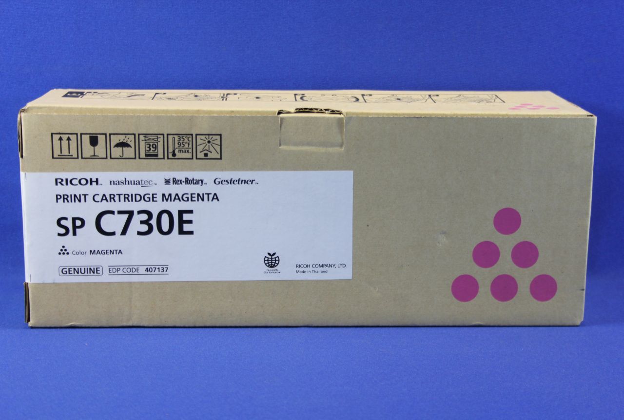 Ricoh SP C730 - toner cartridge - x Magenta - 9.300 pages - for Aficio SP C730dn (407137)