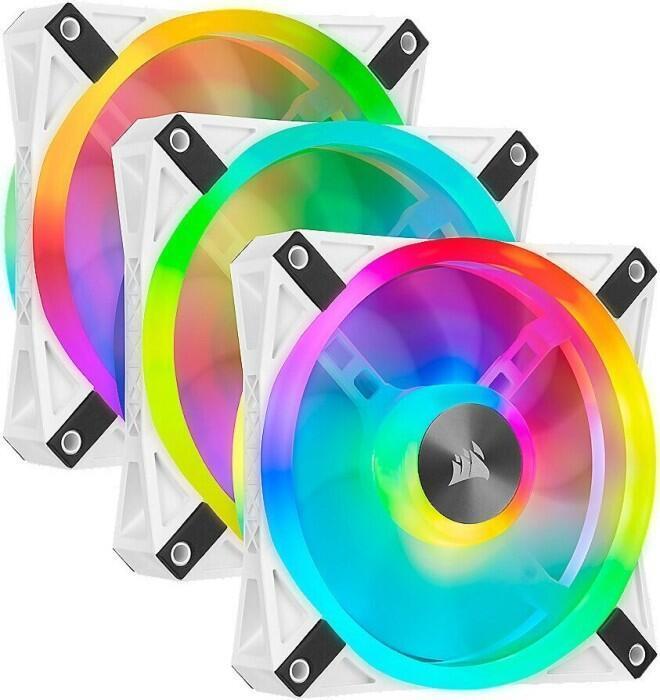 Corsair Lots 12012025 QL120 RGB LED FAN White. Triple (CO-9050104-WW)