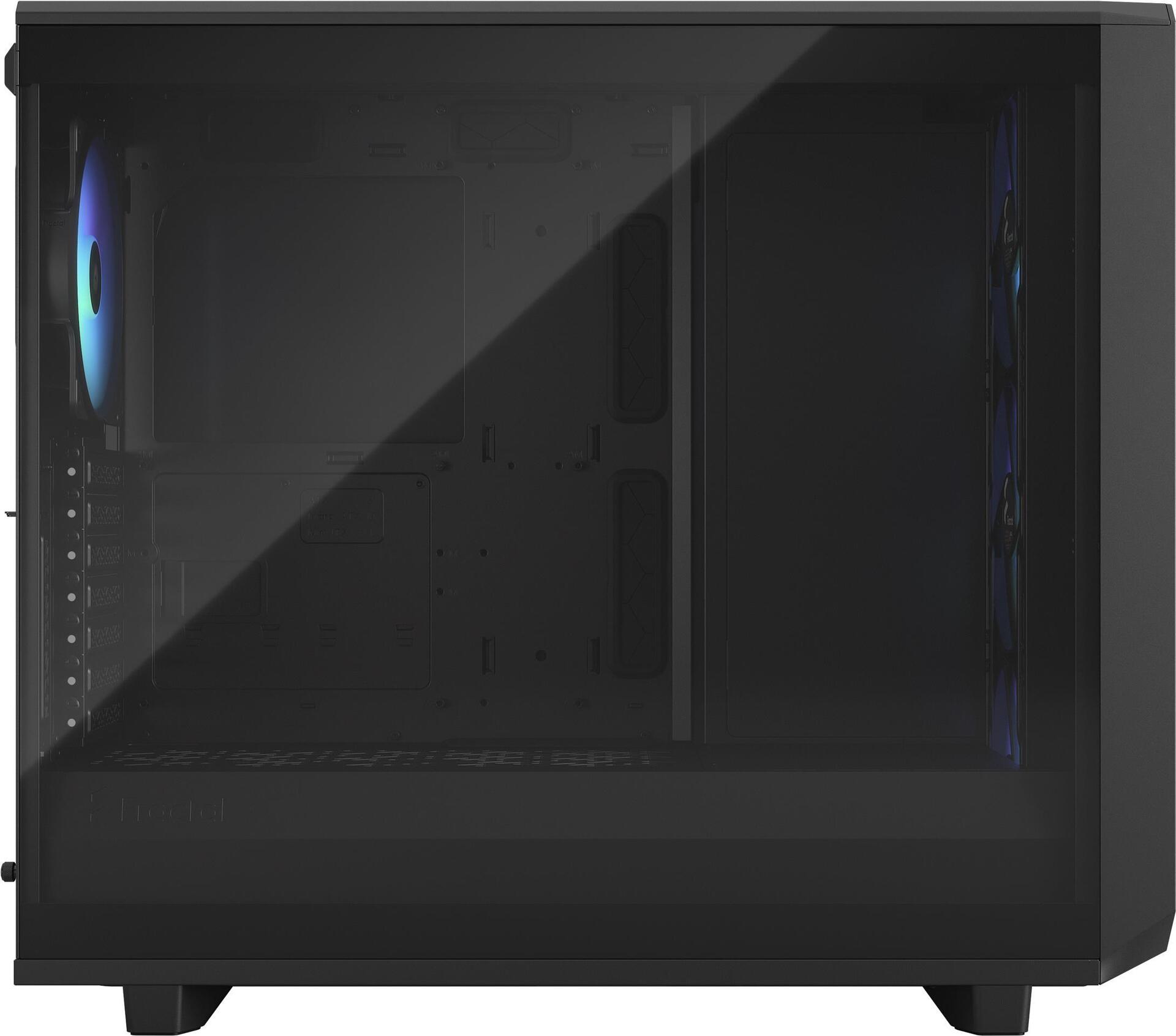 Fractal Design Meshify 2 RGB - Tower - ATX - Side part with window (HATENTETES GLAS) - No voltage supply (ATX) - Black TG Light Tint