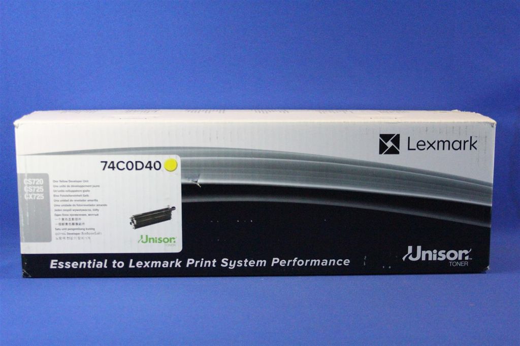 Lexmark - yellow - original - developer cartridge (74c0d40)