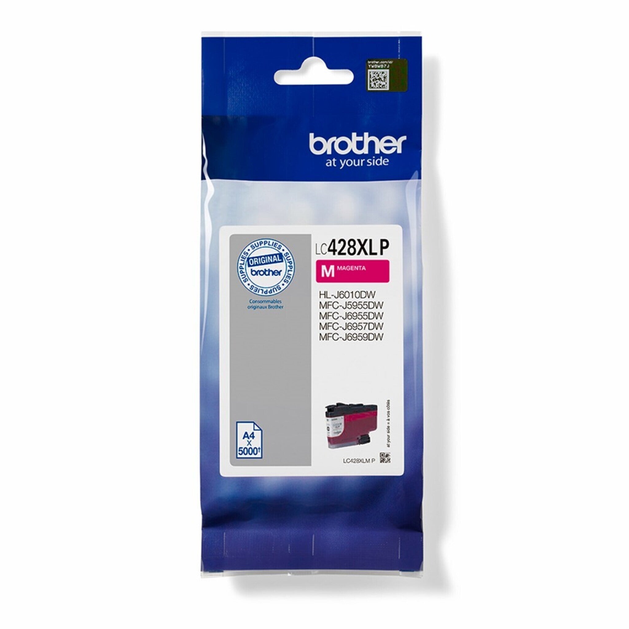 Brother Magenta Ink Cartridge - 5000 Pages - Project Use Only (LC428XLMP)