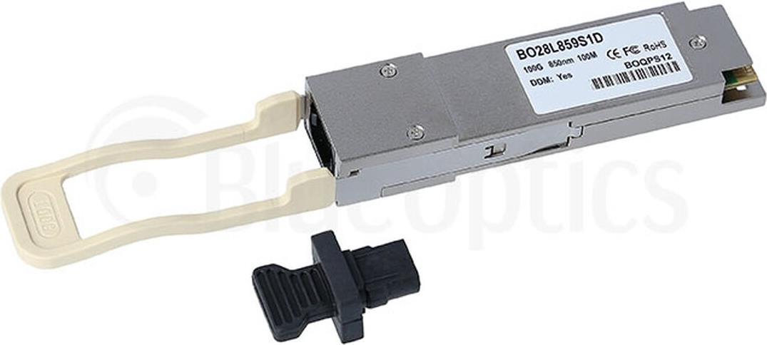 Blueoptics QSFP-100G-SR4-HU-BO Network Transceiver module fiber optics 100000 MBITS QSFP28 850 NM (QSFP-100G-SR4-HU-BO)