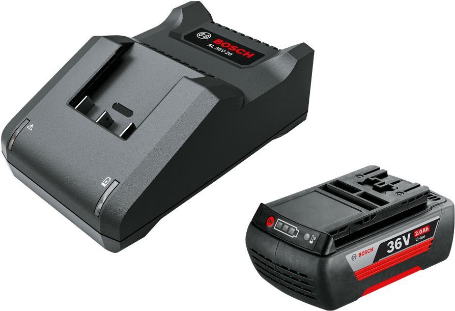 Bosch Starter Set 36V - Battery charger     Battery - Li-ion - 2 AH - 2 A (F016800609)