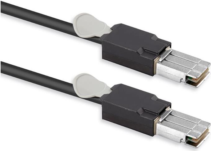 Blueoptics CAB-STK-E-05M-BL infiniband glass fiber cable 0.5 m black (CAB-STK-E-05M-BL)