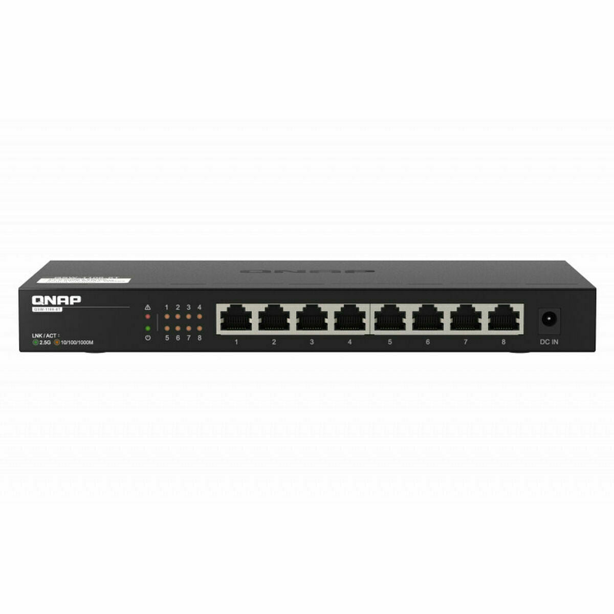 QNAP QSW-11108-8T - Switch - Unmanaged - 8 x 10100100025G - desktop