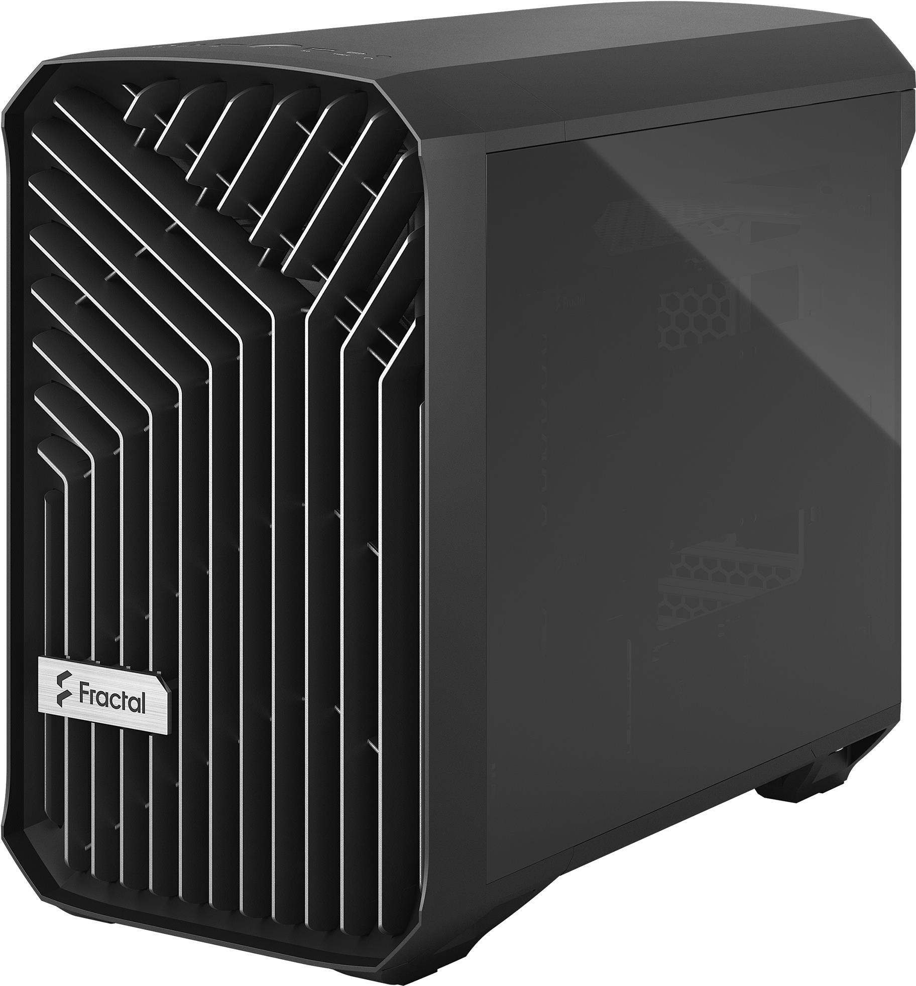 Fractal Design Torrent Nano - Tower - Mini-Dtx - Side Part with window (HATESTENTES GLAS) - No voltage supply (ATX) - black Tested - USBAU (