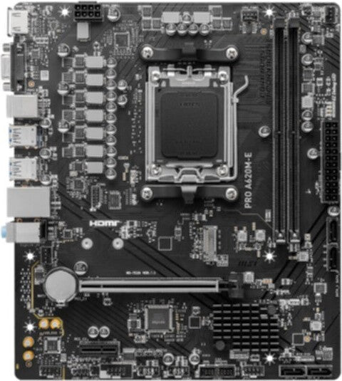 MSI Pro A620M-E A620 DDR5 AM4 7E28-001R (7E28-001R)