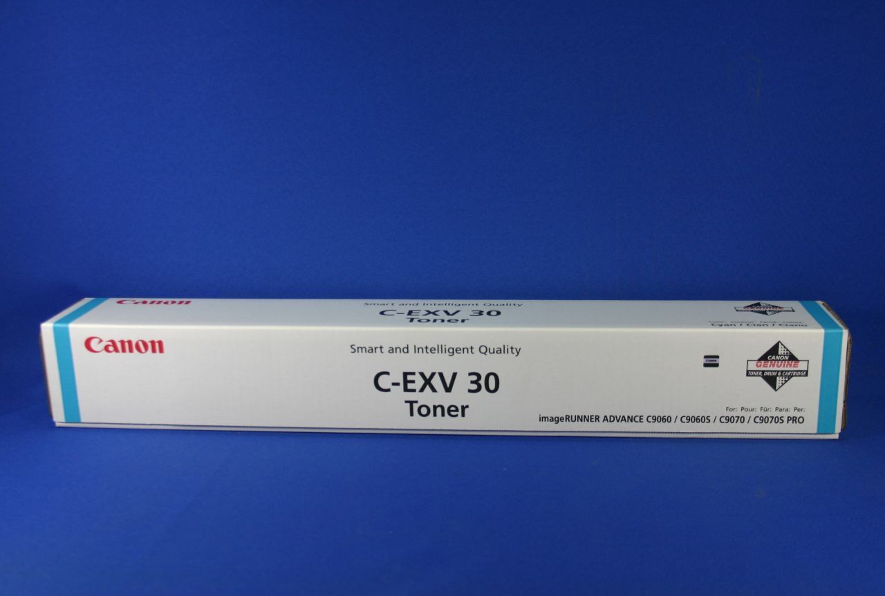 Canon C-Exv 30 - cyan - original - toner cartridge - F�r Imagerunner Advance C9060 PRO. C9070 PRO (CEXV30C)