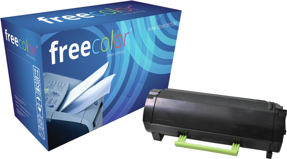 Freecolor MX510-HY-Frc - Patron - Black -Laser - Lexmark - 611 DE - MX 511 DTE - MX 511 DE - MX 611 DHE - MX