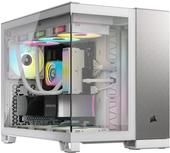 Corsair 2500x - Mid Tower - MICRO ATX - Side part with window (HATESTETES GLAS) - No voltage supply (ATX) - Wei�. Satin Gray aluminum - -