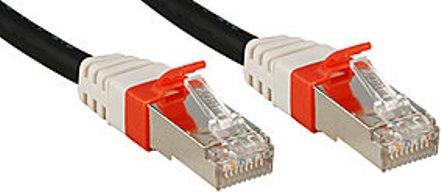 Lindy Premium - Patch cable - RJ-45 (m) - RJ-45 (m) - 40.0m - SFTP - CAT 6A - halogen-free - black (45342)