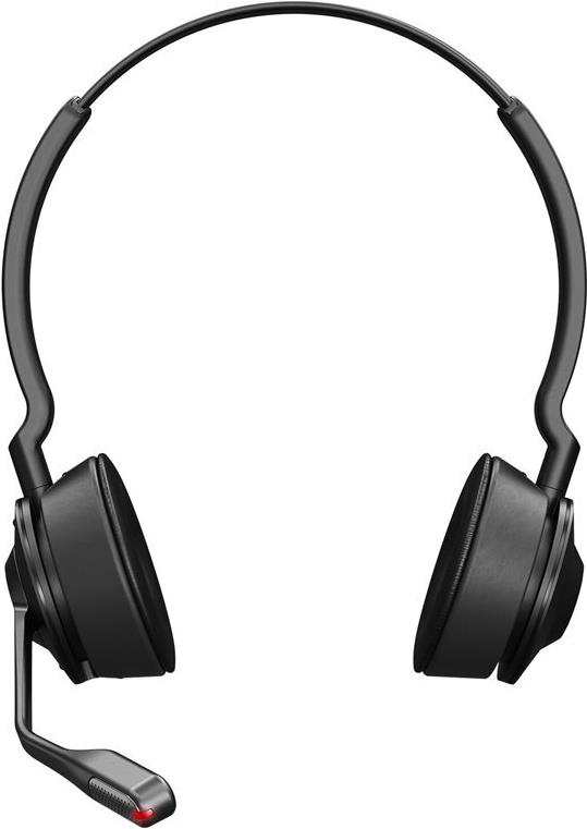 Jabra Engage 55 SE stereo (low power) - headset - on-ear - dect - wireless - USB-A over DECT adapter - UC certified (9659-410-