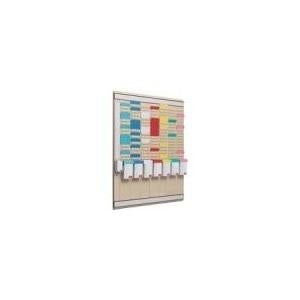 Nobo weekly planner. Ma�e (B) 480 (h) 480 mm incl assembly set. Content 7 card truck with 24 slot (2911080)