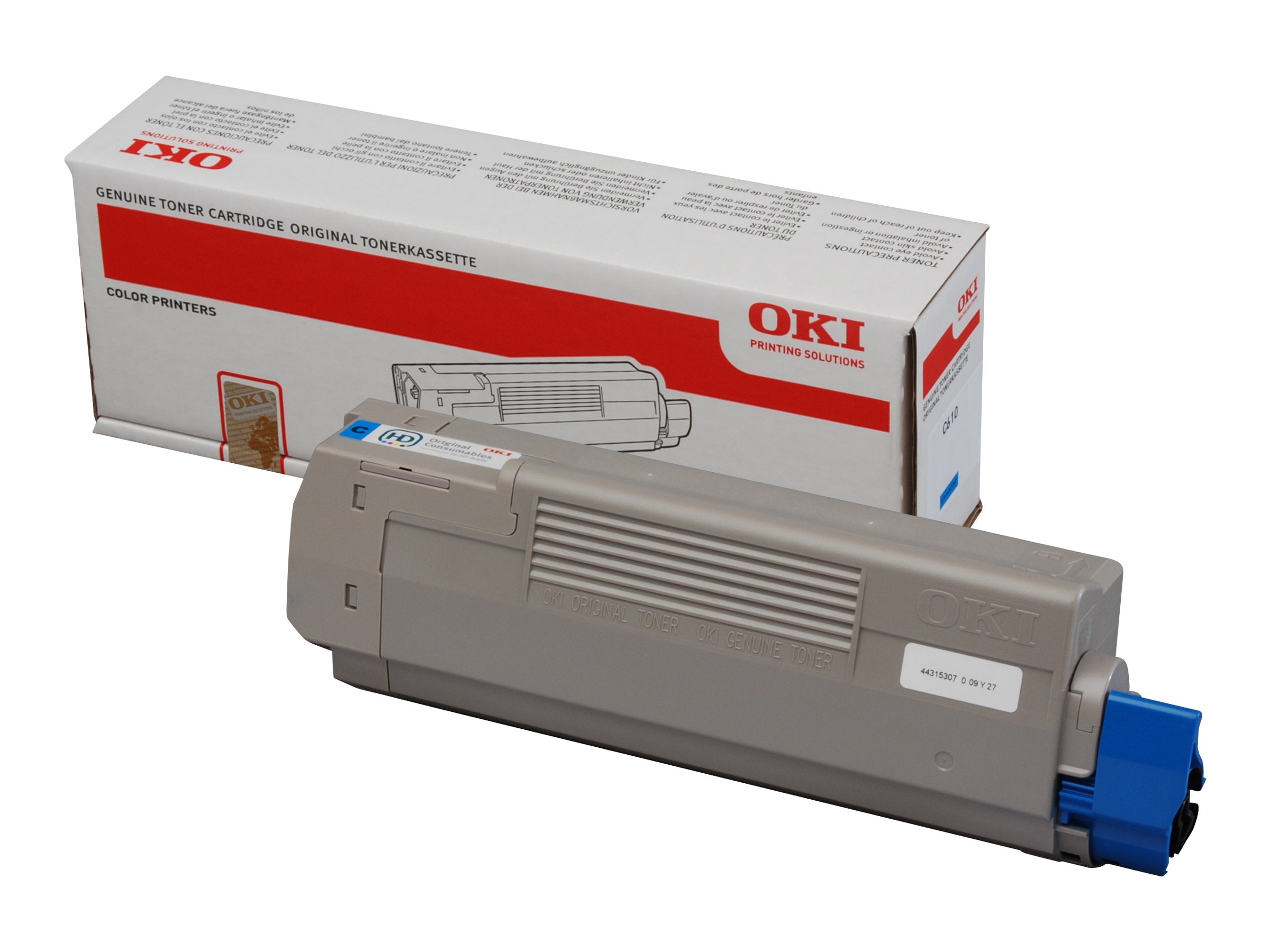 OKI toner cartridge - OKI cyan toner cartridge. 6000 pages. Laser. Zyan (16108052)