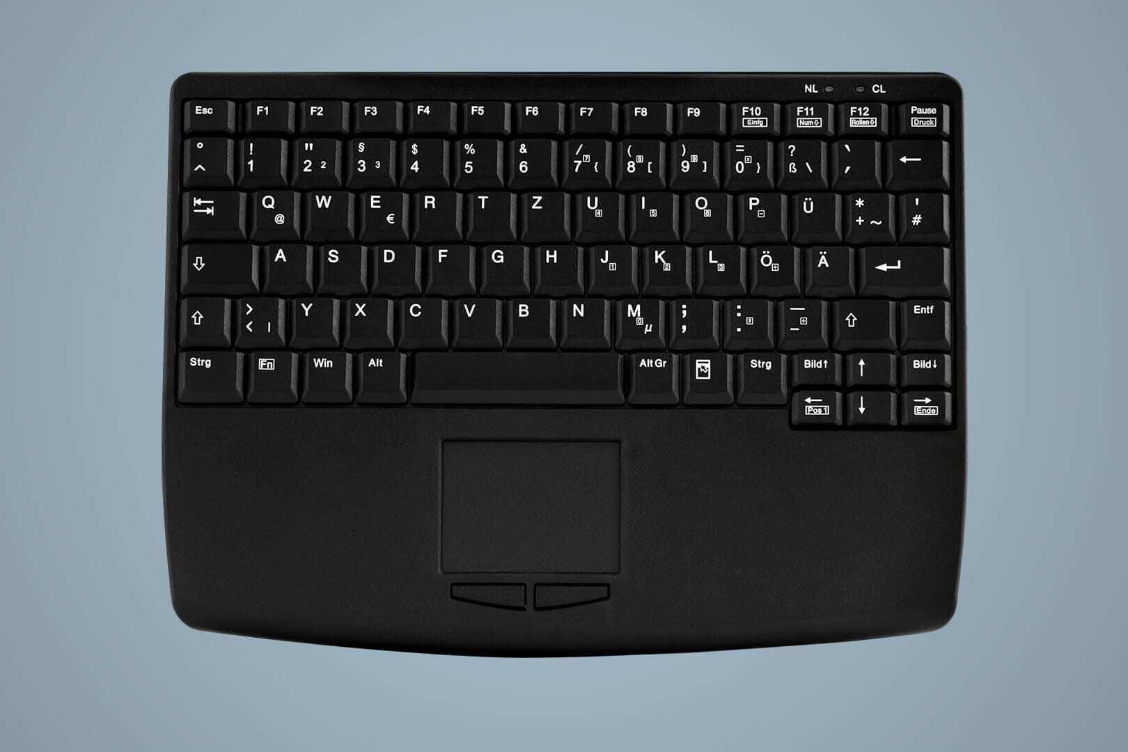 Active key AK-4450-GUVS keyboard USB German black (AK-4450-GUVS-BGE)