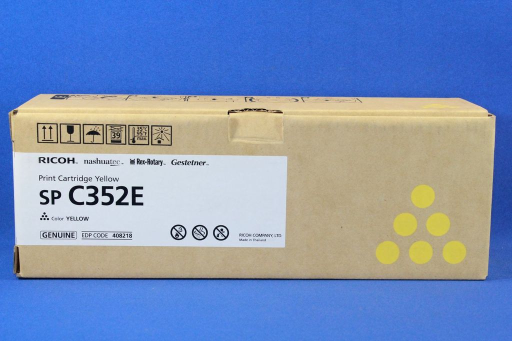 Ricoh SP C352E - yellow - Original - toner cartridge - for Ricoh SP C352DN