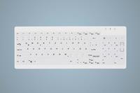 Sealed    Wateright    USB    DE    White AK-C7012F series Medical keyboard with numpad (AK-C7012F-UVS-WGE)