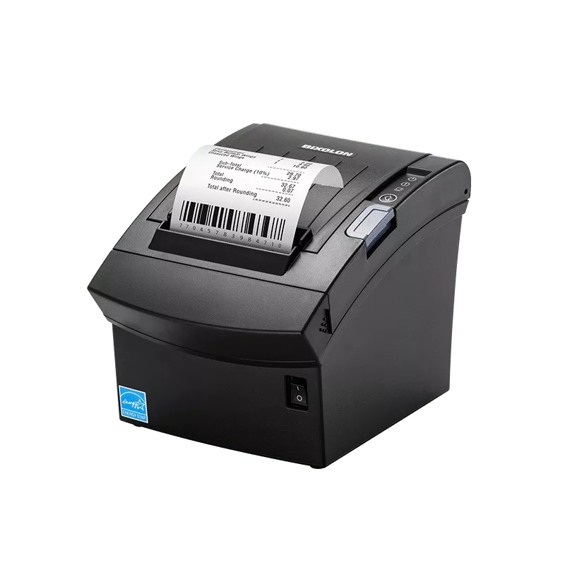 BIXOLON SRP-350V. Cutter. Usb. Black Bone Printer. 7 7 Pointemm (180dpi). Media width (max) 80mm. Pressure width (max) 72mm. Roller diameter (max)