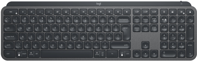 Logitech MX Keys - keyboard - backlight - Bluetooth. 24 GHz - Qwerty Switzerland - graphite