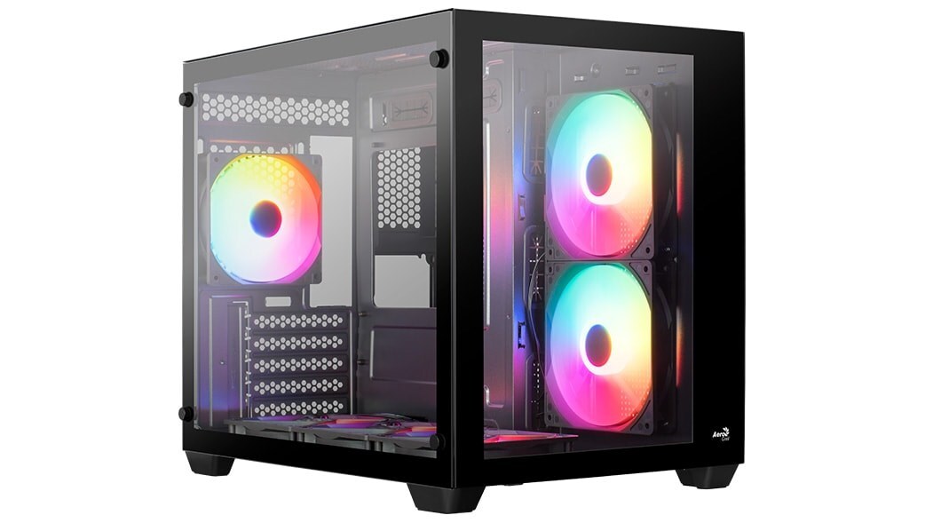 Aerocool Geh Mini Dryft Microatxminiitx FRGB (Black) (ACCS-ES0216311)