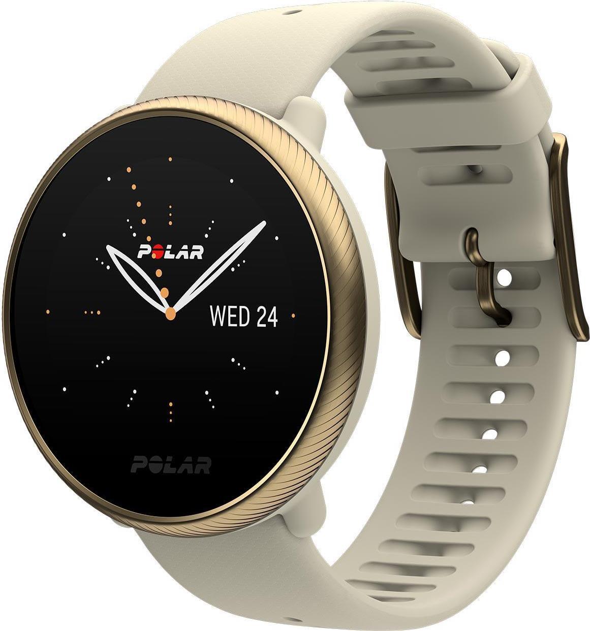 Polar Ignite 2 - champagne gold - sports watch with volume - silicone - champagne - band size SL - Bluetooth - 35 (90085185)