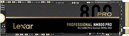 Lexar NM800PRO M2 512 GB PCI Express 40 3D TLC NVME (LNM800P512G-RN8NG)