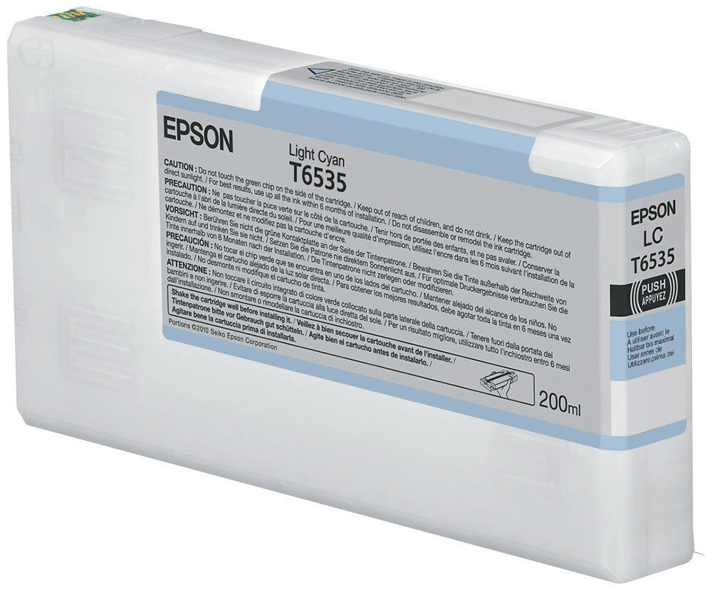 Epson - printer cartridge - 1 x bright cyan - for stylus Pro 4900 (C13T653500)