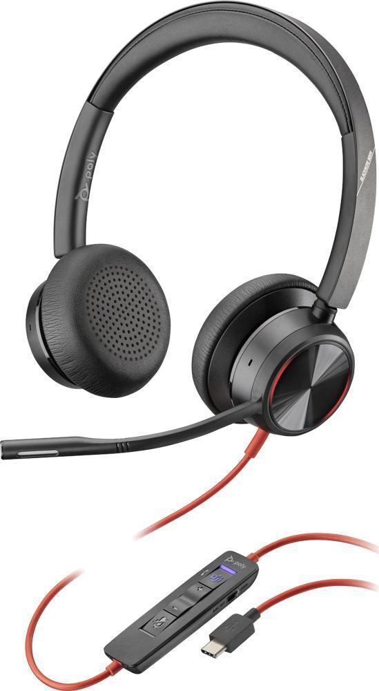 Plantronics Poly Headset Blackwire 8225-M Binural USB-C ANC (214409-01)