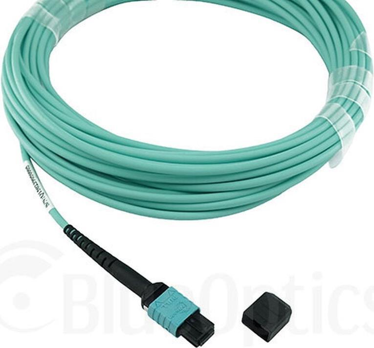 Compatible Allied Telesis AT-MTP12-1 Blueoptics LWL Trunk cable. MTPUPC to MTPUPC. 1 meters. MultiMode G50125�M. OM3. Investation 03dB
