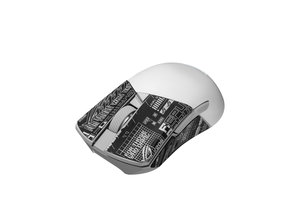 ASUS ROG GLADIUS III Wireless Aimpoint White Mouse Right RF Wireless     Bluetooth     USB Type-A Optical 36000 DPI (90MP02Y0-BMUA10)