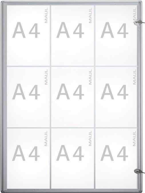MAULEXTRASLIM - aluminum - glass - plastic - aluminum - 963 x 711 X 27 mm - x A4 (6820908)