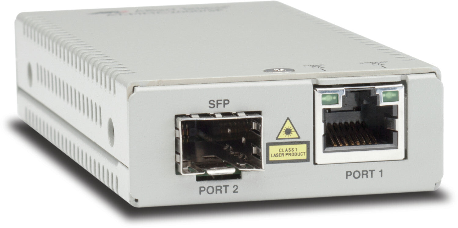 Allied Telesis MMC2000SP - media converter - gige - 10Base-T. 100Base-Tx. 1000Base-T. 1000Base-X. 100Base-X - RJ-45    SFP (mini-GBIC