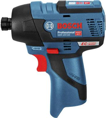 Bosch GDR 12V-1110 Professional - impact wrench - cordless - 2 speeds - 14 -inbus insert - 110 N�M - without battery - 12 V (06019E0003)