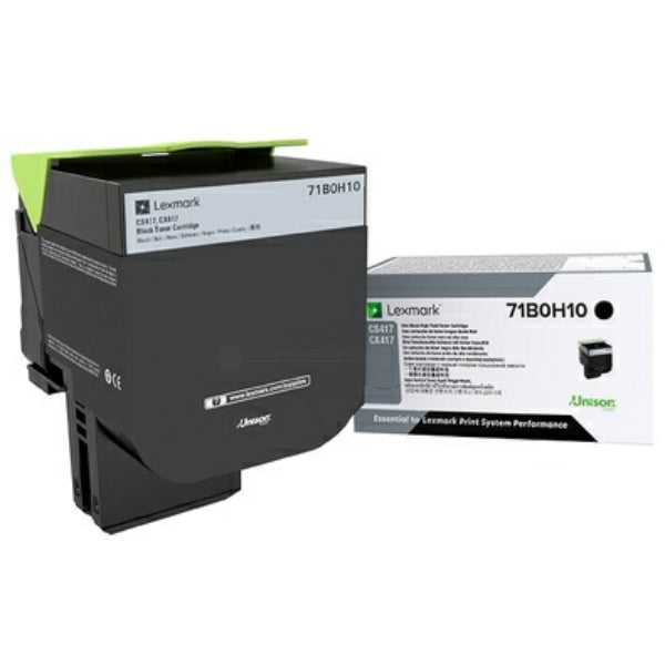 Lexmark x417 - high yield - black - original - toner cartridge LCCP. LRP - LEXMARK CS417DN. CS517DE. CX417DE. CX517DE