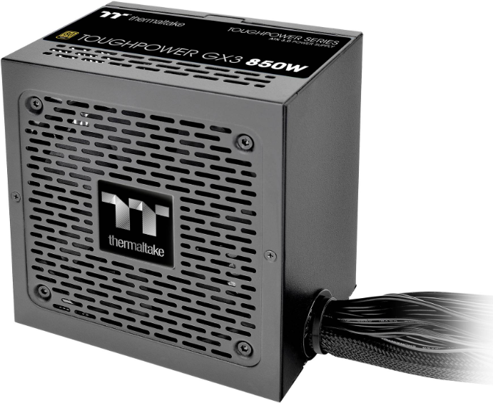Thermaltake Toughpower GX3 850W black 5x PCIe 850 watt - power supply - ATX - 80 GOLD - 80 plus (PS-TPD-0850NNFAGE-3)