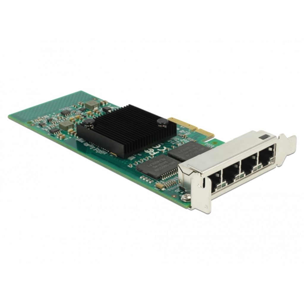 Delock PCI Express X4 Map 4 X RJ45 Gigabit LAN i350 (89946)