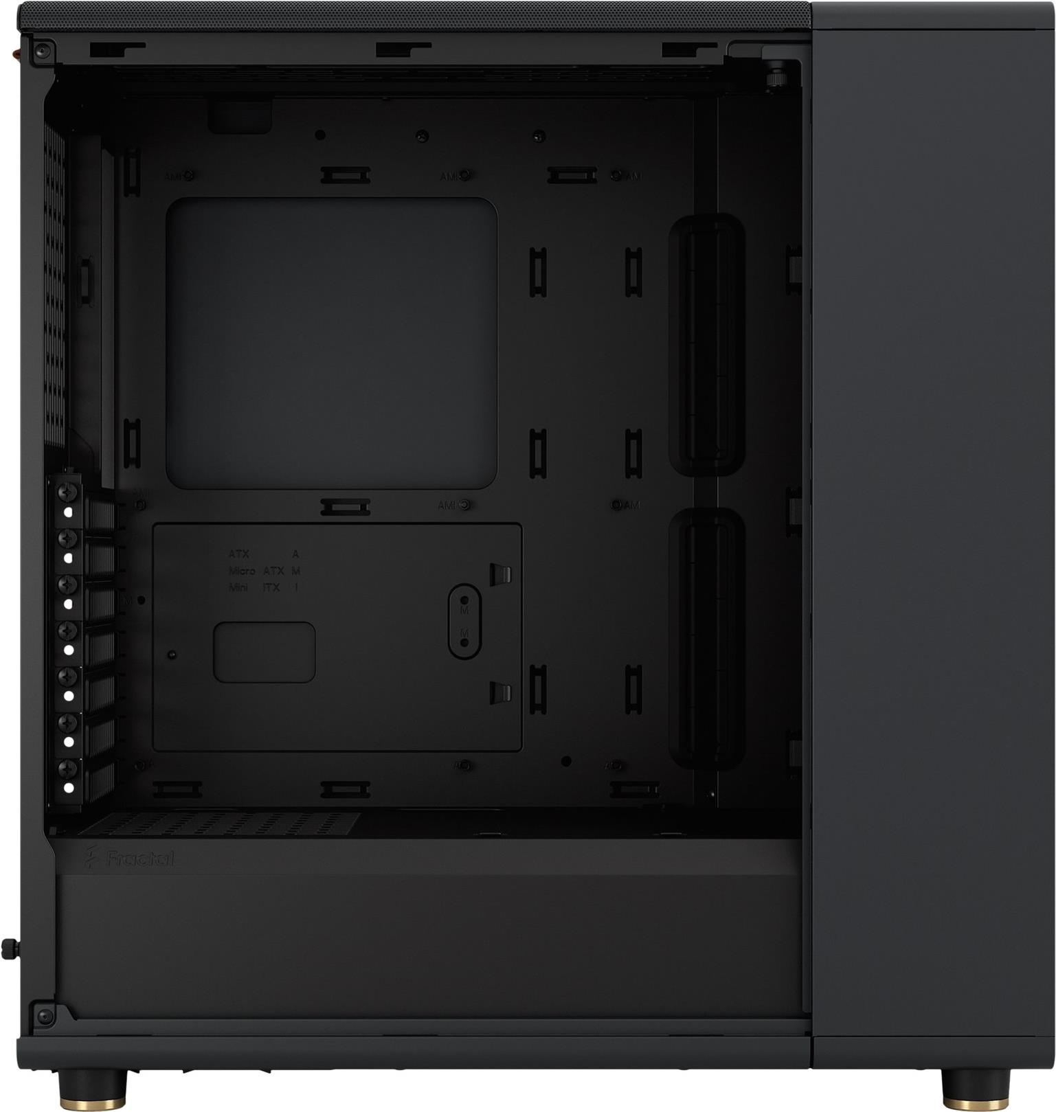 Fractal Design North - Tower - ATX - No voltage supply (ATX) - Charcoal Black - USBAUDIO (FD-C-NOR1C-01)