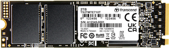 Transcend MTE710T - SSD - 512 GB - internal - 2280 (double-sided) - PCIe 40 x4 (NVME) (TS512GMTE710T)