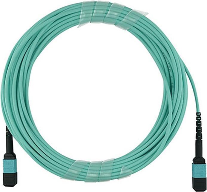 Compatible Allied Telesis AT-MTP12-10 Blueoptics LWL Trunk cable. MTPUPC to MTPUPC. 10 meters. MultiMode G50125�. OM3.