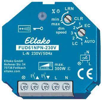 ELTAKO FUD61NPN-230V FUNKACTOR Universal-Dimm switch up max 300W (30100835)