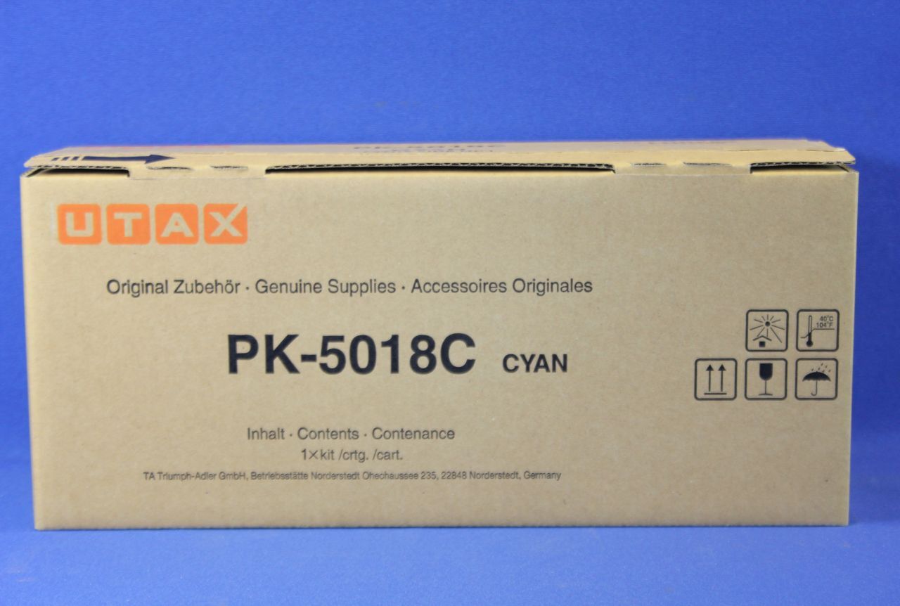 Utax 1T02TWCUT0 toner cartridge compatible cyan 1 stem (E) (1T02TWCUT0)