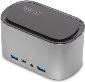 Digitus DA-70889 - docking station - USB-C - 2 X HDMI. DP - GIE - 36 watts