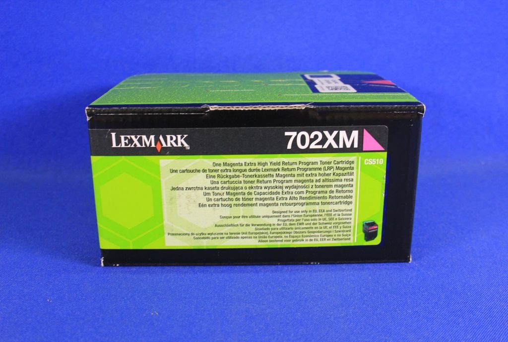 Lexmark 702xm - special high product - magenta - original - toner cartridge LCCP. LRP - for LEXMARK CS510DE. CS510DTE (70C2XM0)