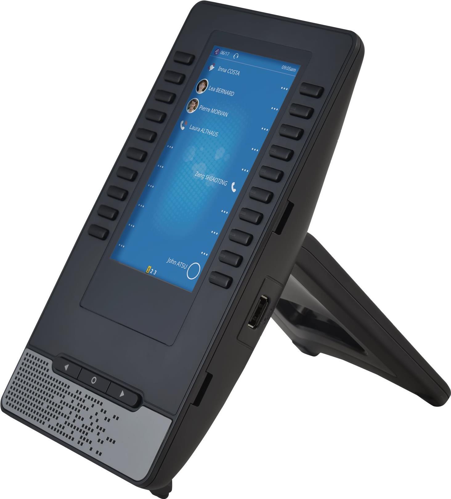Alcatel-Lucent Enterprise EM200 - Extension module for VoIP telephone - gray - for alcatel-Lucent Enterprise ALE-30H Essential Deskphone