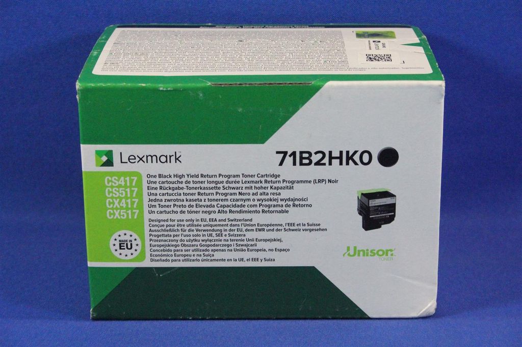 LEXMARK X417 - high yield - black - original - toner cartridge LCCP. LRP - for Lexmark CS417DN. CS517DE. CX417DE